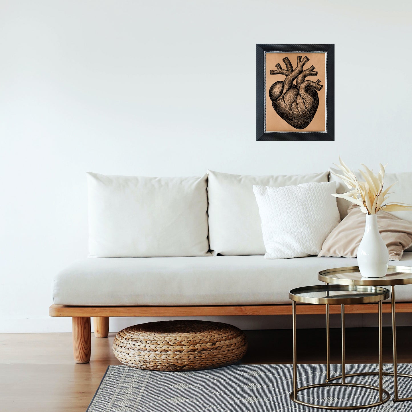 Heart chart Vintage Anatomy print