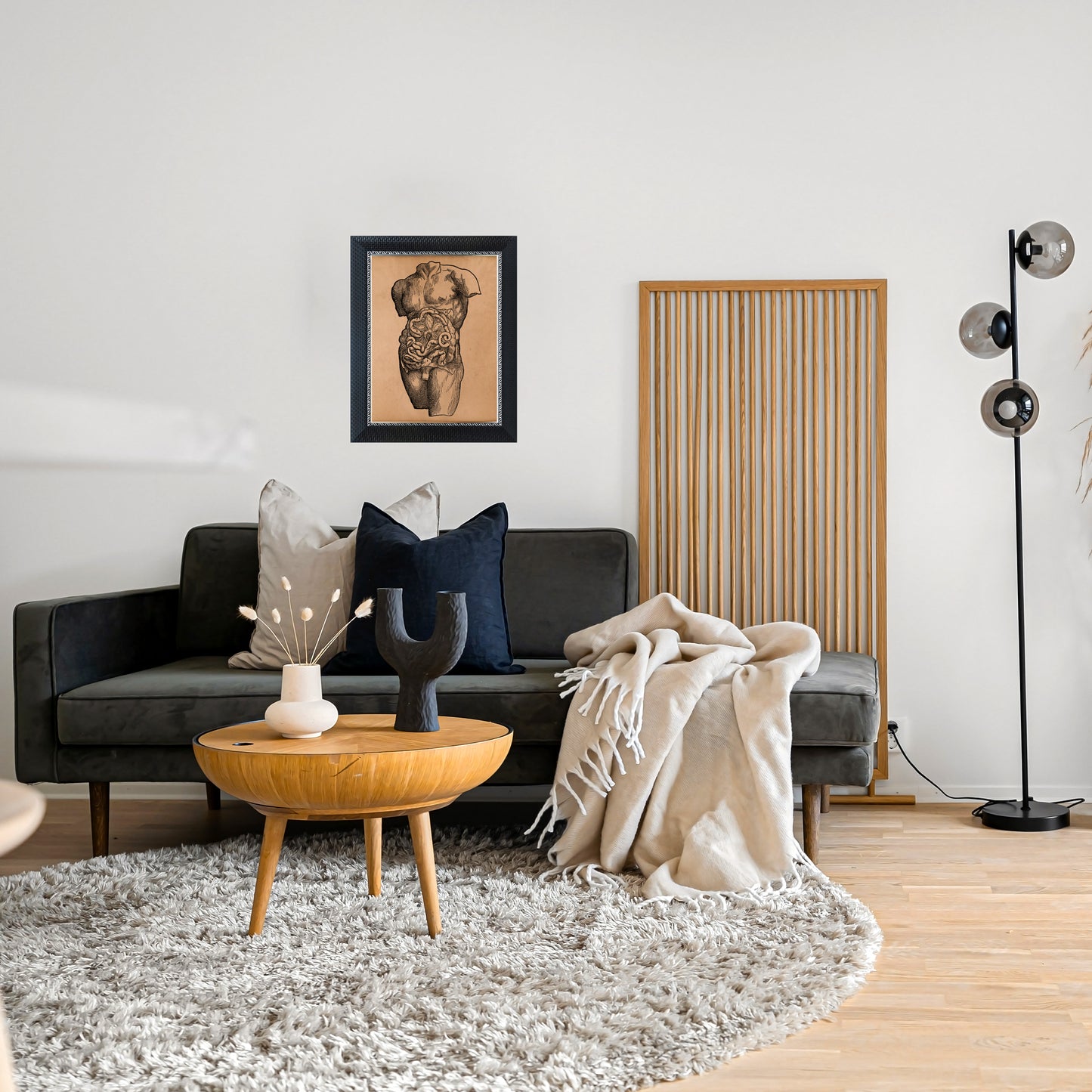 Human body poster Anatomy art