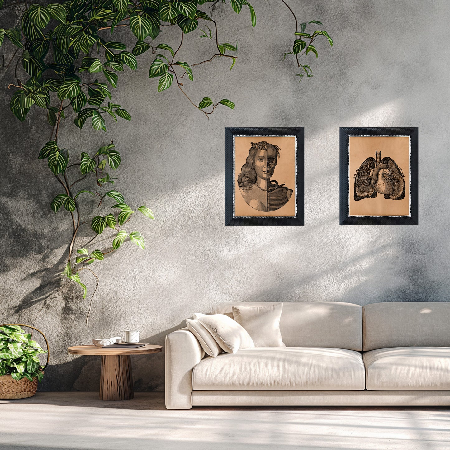 Skeleton anatomy print Anatomical art