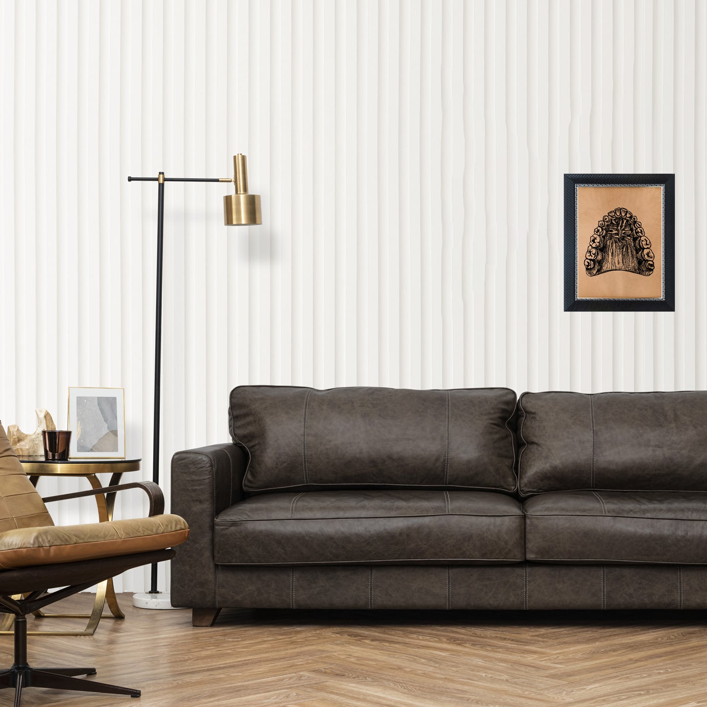 Teeth print Anatomy poster