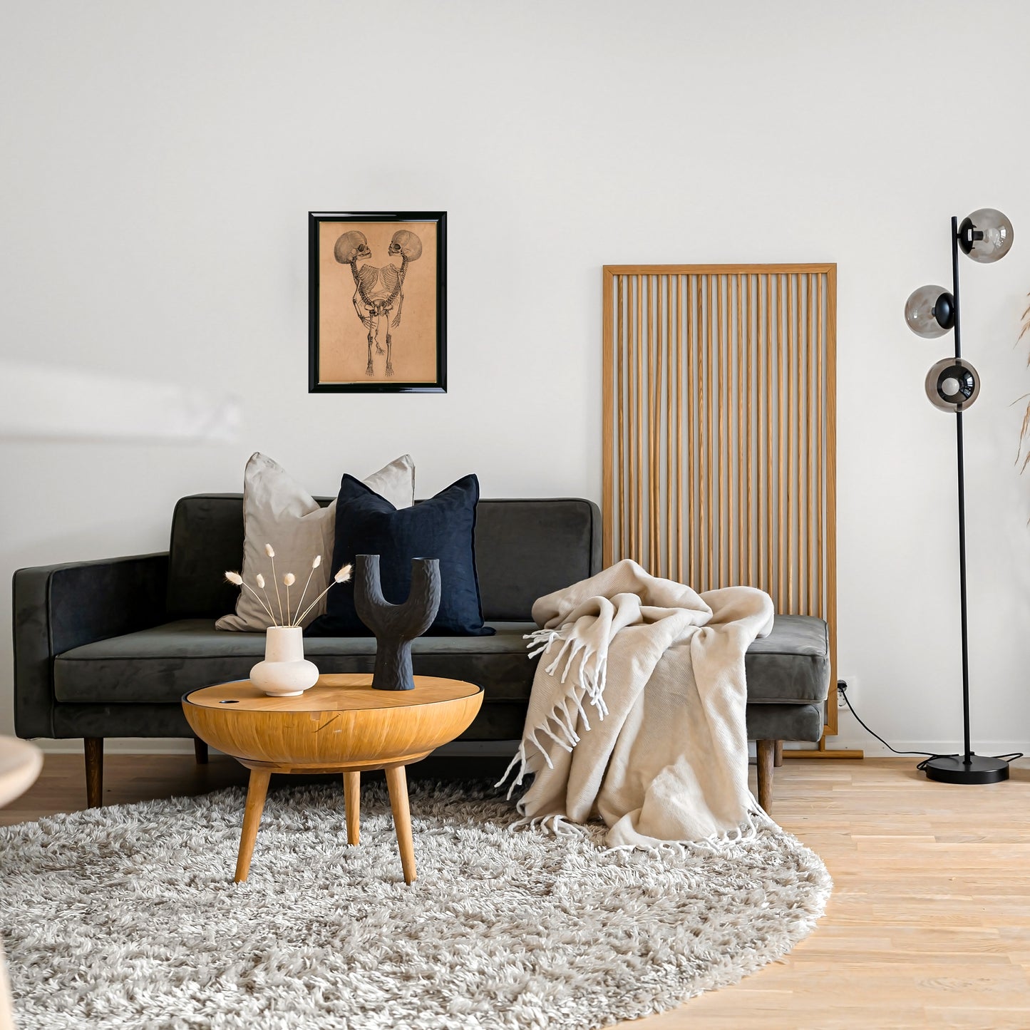 Skeleton anatomy print Anatomical chart