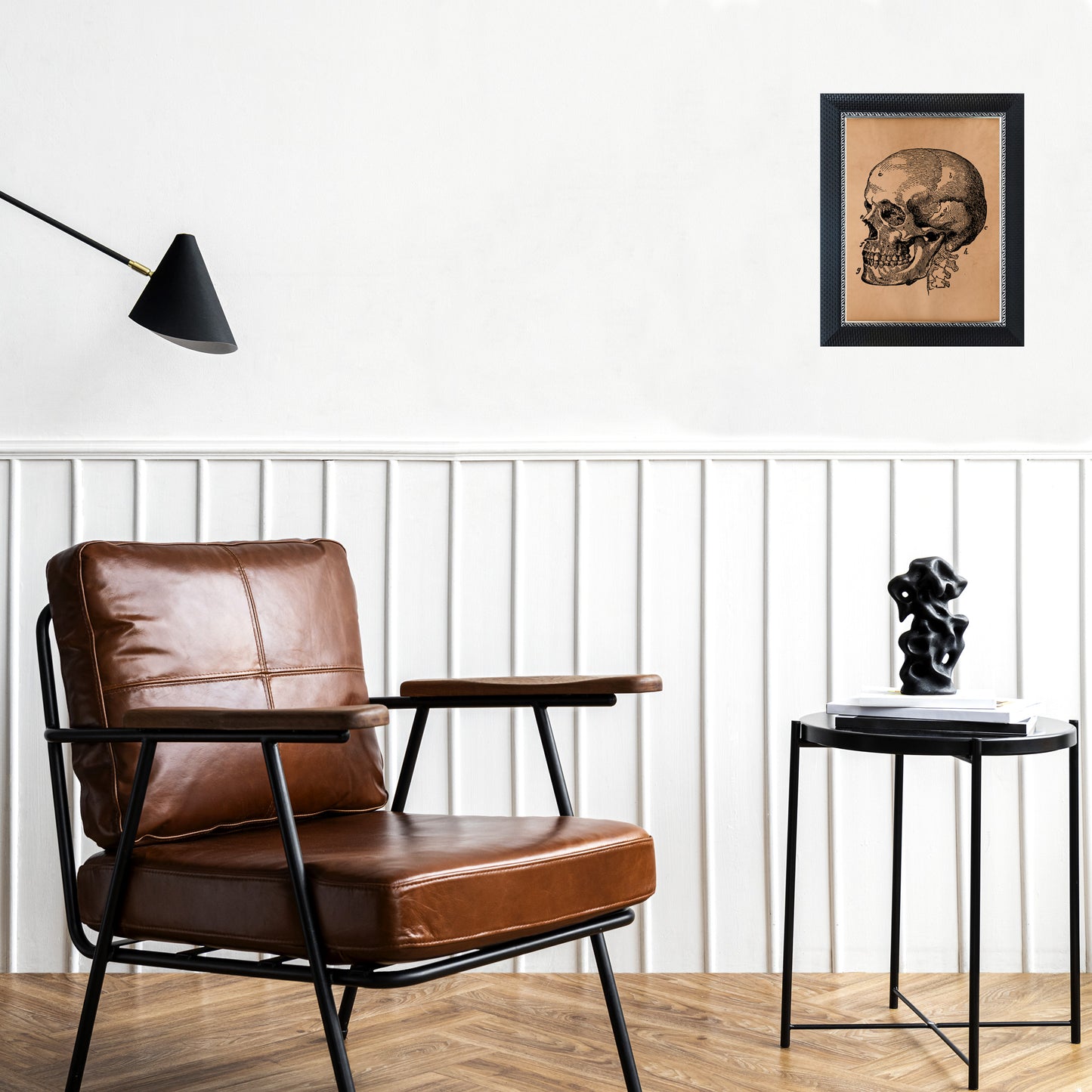 Skull art Anatomy poster