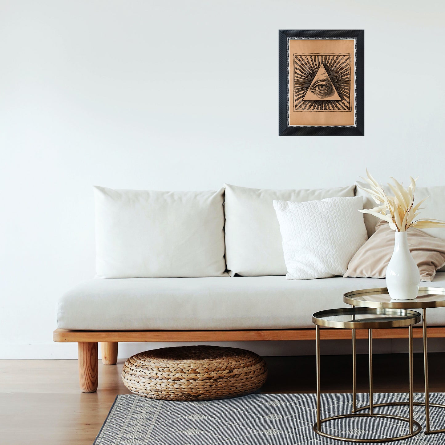 Illuminati poster Occult print Evil eye decor