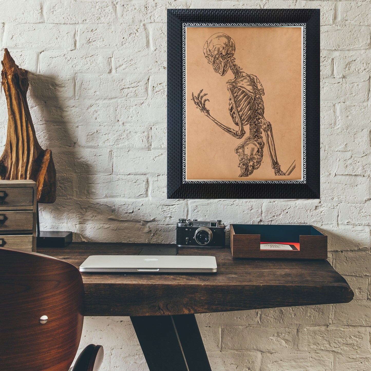 Human Skeleton print Anatomy poster